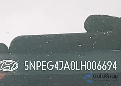 2020 Hyundai Sonata Se z USA, uszkodzony, nr VIN 5NPEG4JA0LH006694